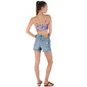 Back To School And Schools Out Kids Pattern Woven Tie Front Bralet View2