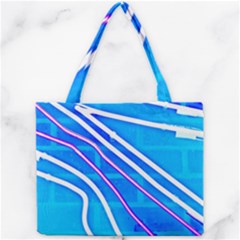 Pop Art Neon Wall Mini Tote Bag by essentialimage365