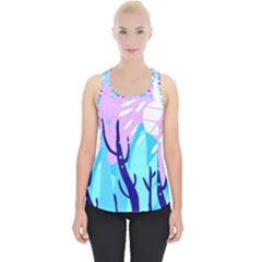 Aquatic Surface Patterns Piece Up Tank Top by Designops73