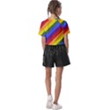 Lgbt Pride Motif Flag Pattern 1 Kids  Basic Tee View2