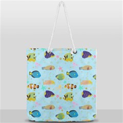 Underwater World Full Print Rope Handle Tote (large) by SychEva