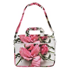 Scattered Roses Macbook Pro Shoulder Laptop Bag (large)