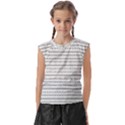 Mixed Gray Striped Ethnic Seamless Pattern Kids  Raglan Cap Sleeve Tee View1