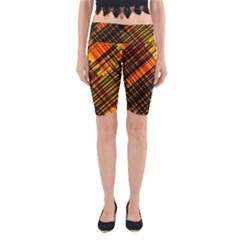 Root Humanity Orange Yellow And Black Yoga Cropped Leggings by WetdryvacsLair