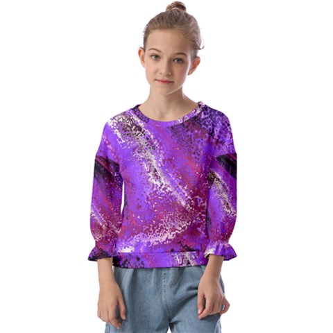 Fraction Space 4 Kids  Cuff Sleeve Top by PatternFactory