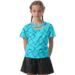 Retro Fun 821b Kids  Front Cut Tee by PatternFactory