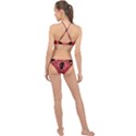 Cat Pattern High Neck Bikini Set View2