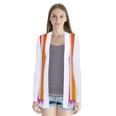 Ultimate Vibrant Drape Collar Cardigan by hullstuff