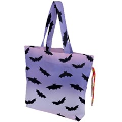 The Bats Drawstring Tote Bag by SychEva