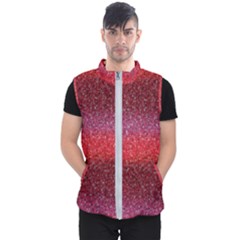 Red Sequins Men s Puffer Vest by SychEva