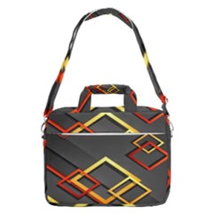 Modern Geometry Macbook Pro Shoulder Laptop Bag (large) by Sparkle