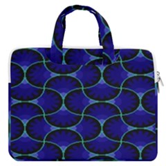 Abstract Geo Macbook Pro Double Pocket Laptop Bag by Sparkle