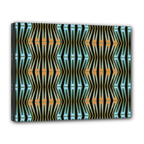 Digital Springs Canvas 14  X 11  (stretched) by Sparkle