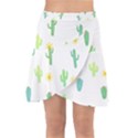 Green Cacti With Sun Wrap Front Skirt View1