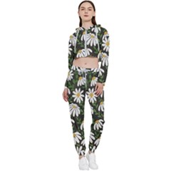 Floral Cropped Zip Up Lounge Set by Sparkle