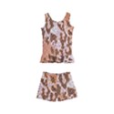 Leopard-knitted Kids  Boyleg Swimsuit View1