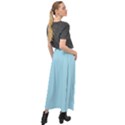 funny pugs. cute pets Velour Split Maxi Skirt View2