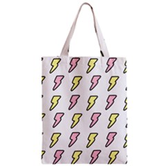 Pattern Cute Flash Design Zipper Classic Tote Bag by brightlightarts