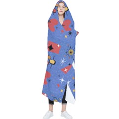 Blue 50s Wearable Blanket by InPlainSightStyle