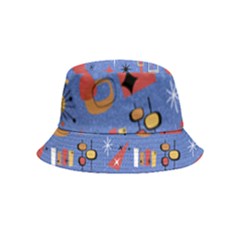 Blue 50s Bucket Hat (kids) by NerdySparkleGoth