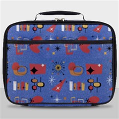 Blue 50s Full Print Lunch Bag by NerdySparkleGoth