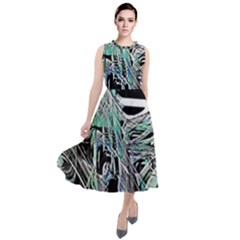 Robotic Endocrine System Round Neck Boho Dress by MRNStudios