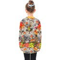 Aquarium Life Cropped Kids  Double Breasted Button Coat View2