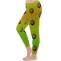 Sun Flowers For Iconic Pleasure In Pumpkin Time Classic Winter Leggings View2