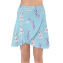 Dalmatians Are Cute Dogs Wrap Front Skirt View1