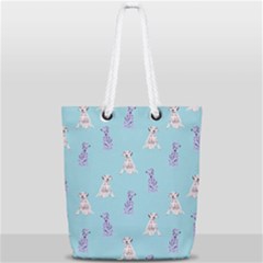 Dalmatians Are Cute Dogs Full Print Rope Handle Tote (small) by SychEva