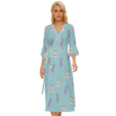 Dalmatians Are Cute Dogs Midsummer Wrap Dress by SychEva