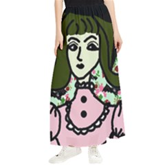 Wicked Witch Wall Maxi Chiffon Skirt by snowwhitegirl