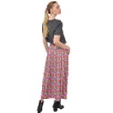 Girl Pink Velour Split Maxi Skirt View2