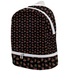 Cute Deer Pattern Black Zip Bottom Backpack by snowwhitegirl