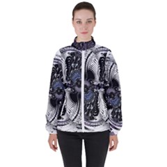 Twin Migraines Women s High Neck Windbreaker by MRNStudios