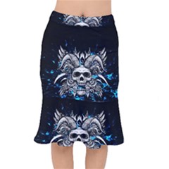 Skullart Short Mermaid Skirt by Sparkle