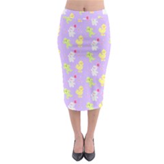 My Adventure Pastel Midi Pencil Skirt by thePastelAbomination