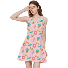 Funny Sweets With Teeth Inside Out Racerback Dress by SychEva