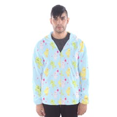 My Adventure Blue Men s Hooded Windbreaker by thePastelAbomination