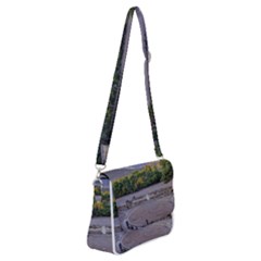 Epidaurus Theater, Peloponnesse, Greece Shoulder Bag With Back Zipper by dflcprintsclothing