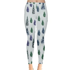 Coniferous Forest Inside Out Leggings by SychEva