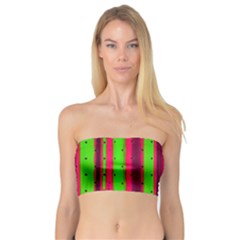 Warped Stripy Dots Bandeau Top by essentialimage365