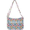 Multicolored Sweet Donuts Zip Up Shoulder Bag View3