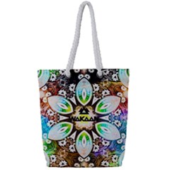 375 Chroma Digital Art Custom Full Print Rope Handle Tote (small) by Drippycreamart