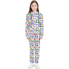 Multicolored Butterflies Kids  Tracksuit by SychEva