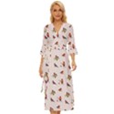 Bullfinches Sit On Branches Midsummer Wrap Dress View1