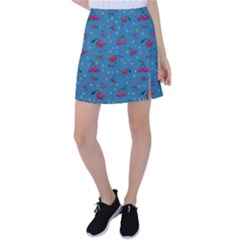 Red Cherries Athletes Tennis Skirt by SychEva