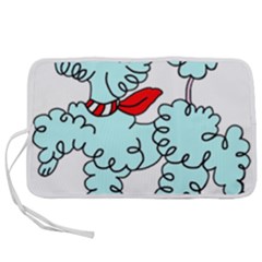 Doodle Poodle  Pen Storage Case (l) by IIPhotographyAndDesigns