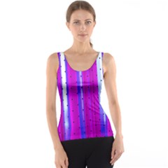 Warped Stripy Dots Tank Top by essentialimage365