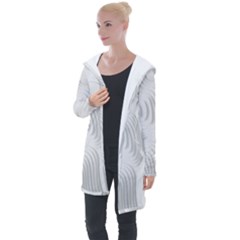 Illusion Waves Longline Hooded Cardigan by Sparkle